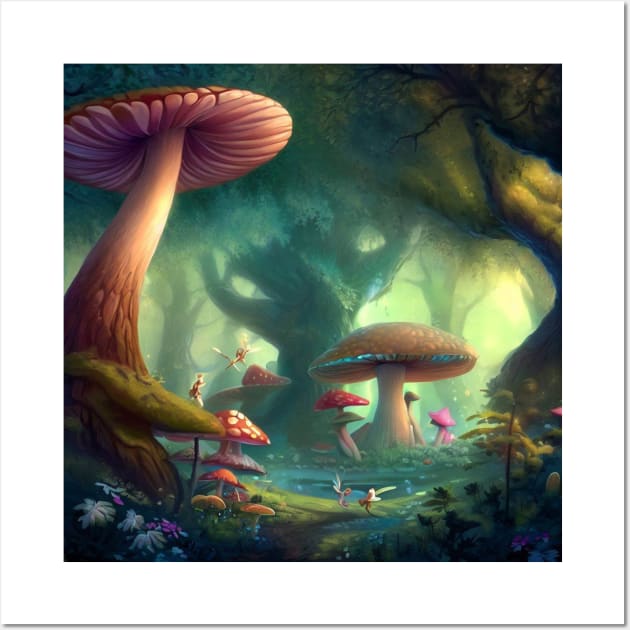 Mushroom Phantasy . Wall Art by Canadaman99